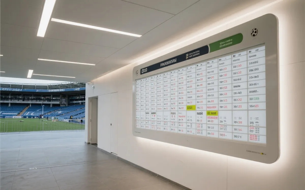 世界杯赛程时间表可视化示意图