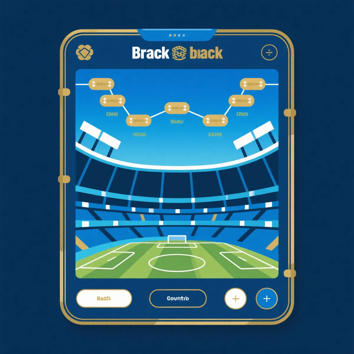 淘汰赛赛程与晋级图示意